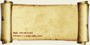 Isidora Čalić vizit kartica